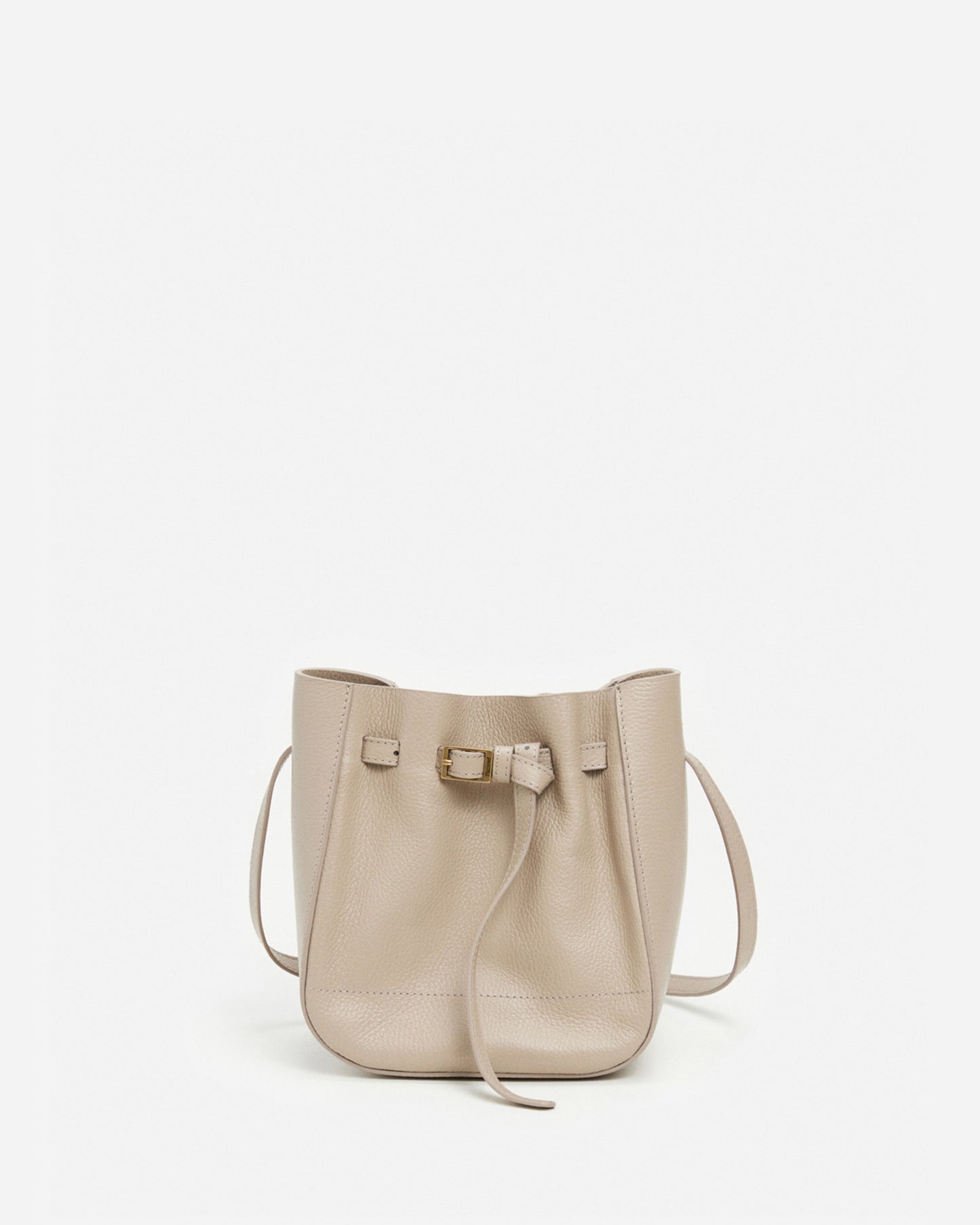 Bo Mini Bucket Leather Taupe