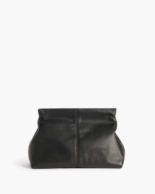 Clay Clutch Leather Black