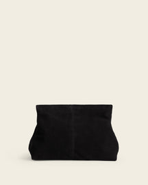 Clay Clutch Suede Black