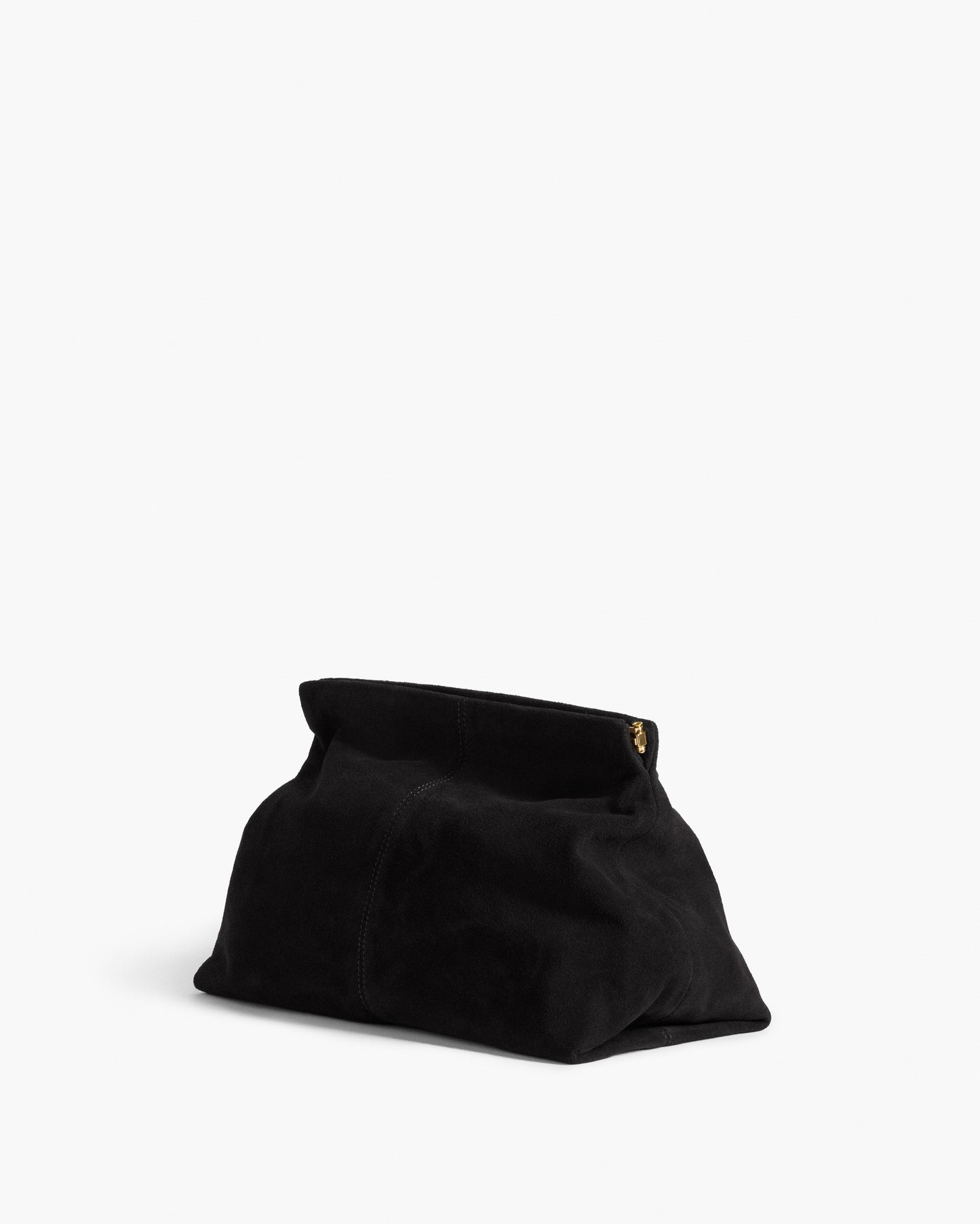 Clay Clutch Suede Black