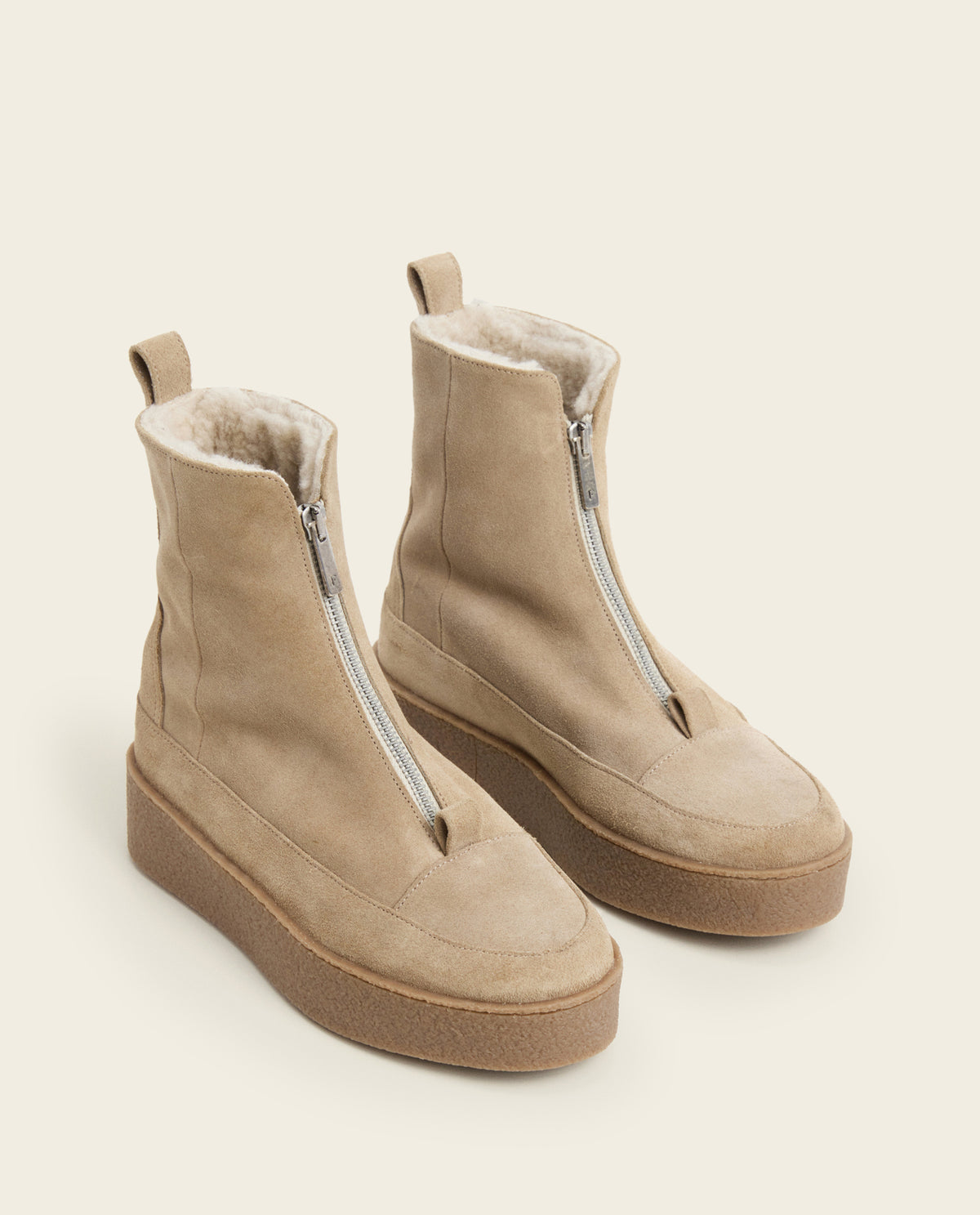 Amelia Suede Sand