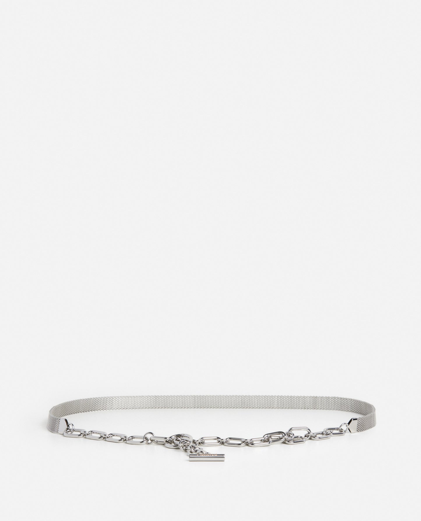 Antonia Belt Metal Pearl Grey