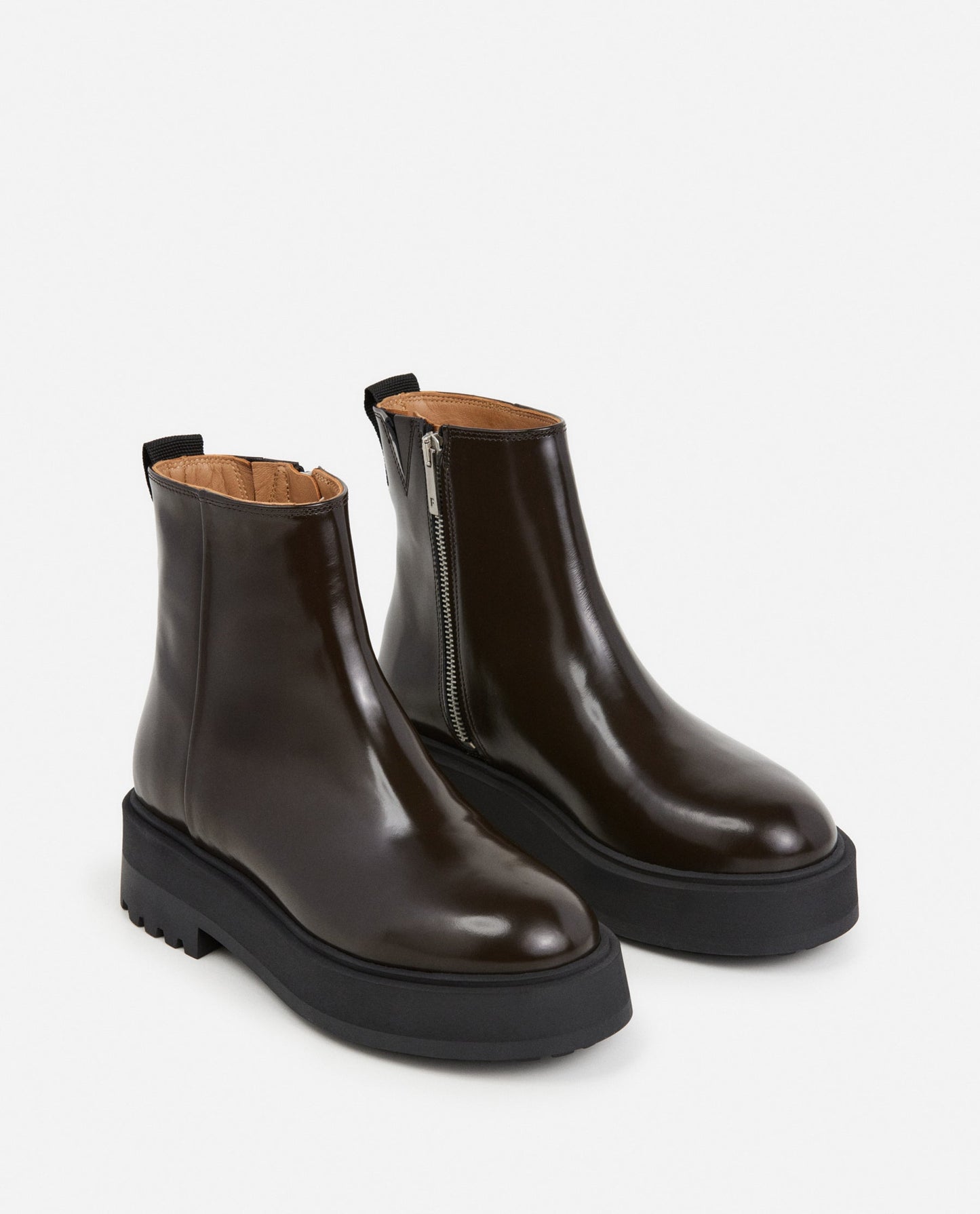 Assia Leather Chocolate