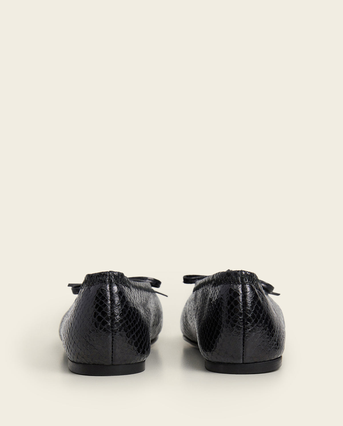 Blaise Snake Leather Black
