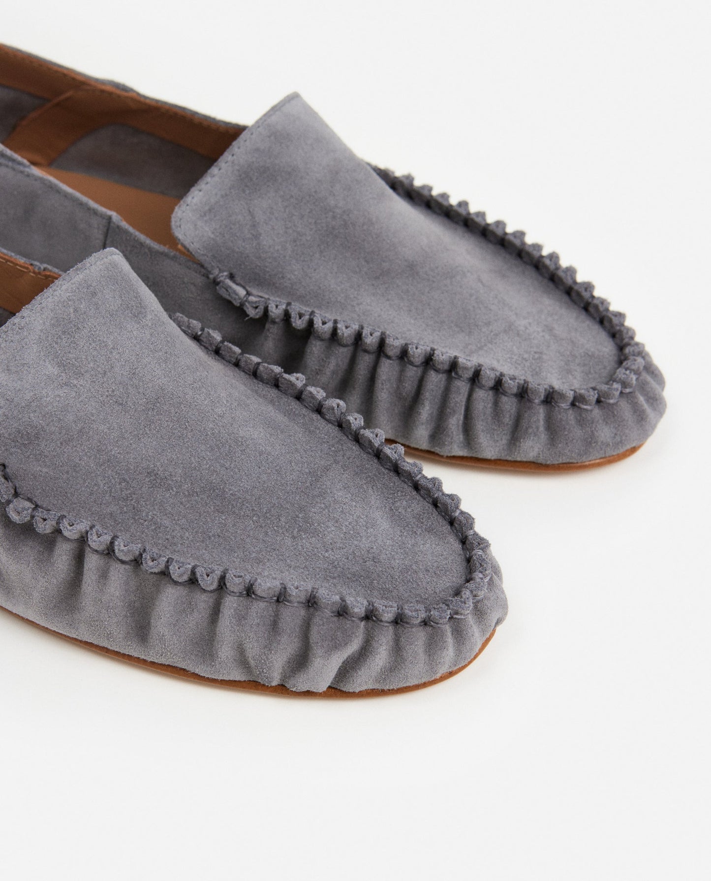Bon Bon Suede Pearl Grey