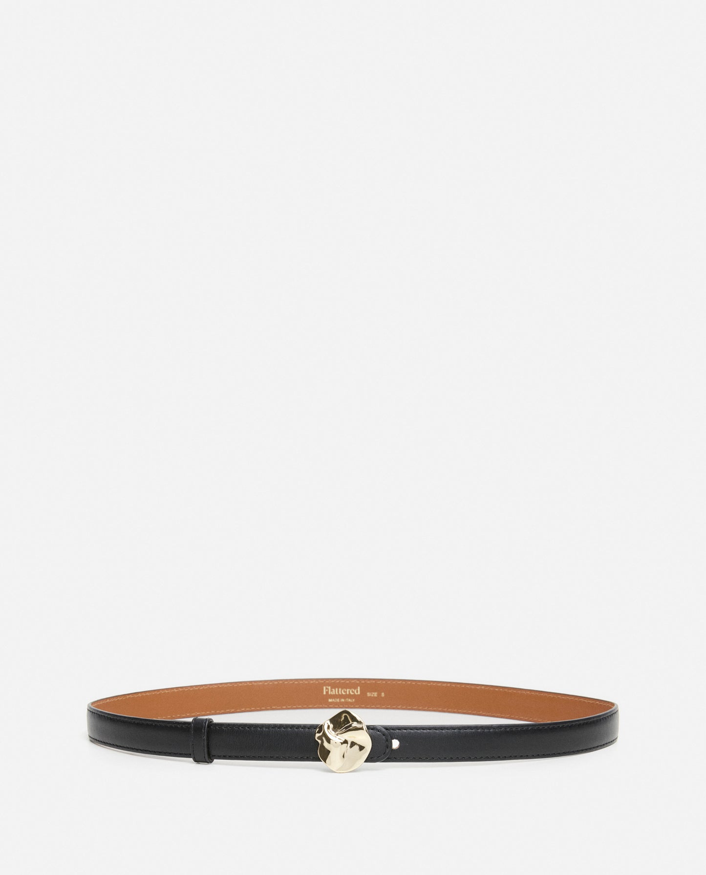 Brie Belt Leather Black