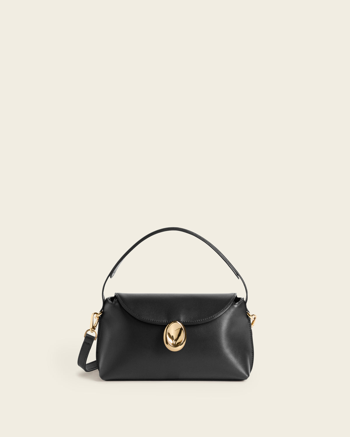 Gaia Mini Bag Leather Black