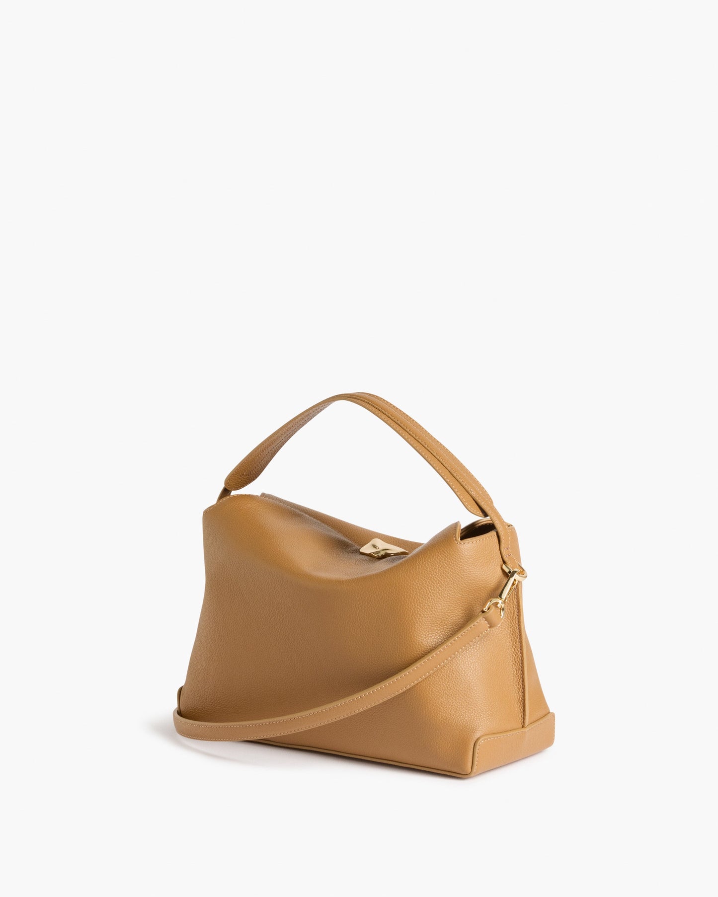 Hanna Grande Bag Grained Leather Cognac