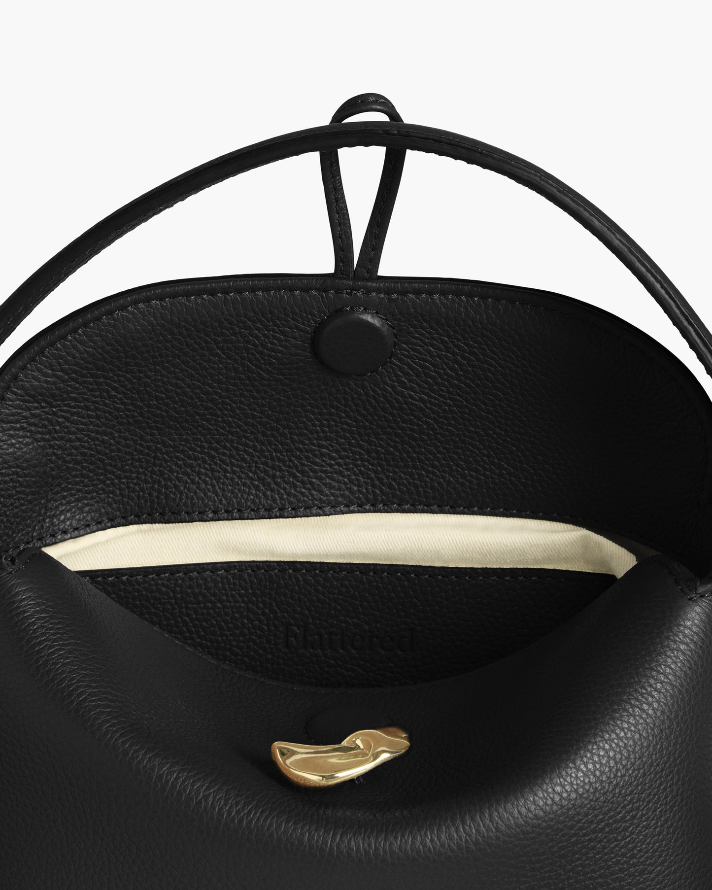 Hanna Mini Bag Grained Leather Black