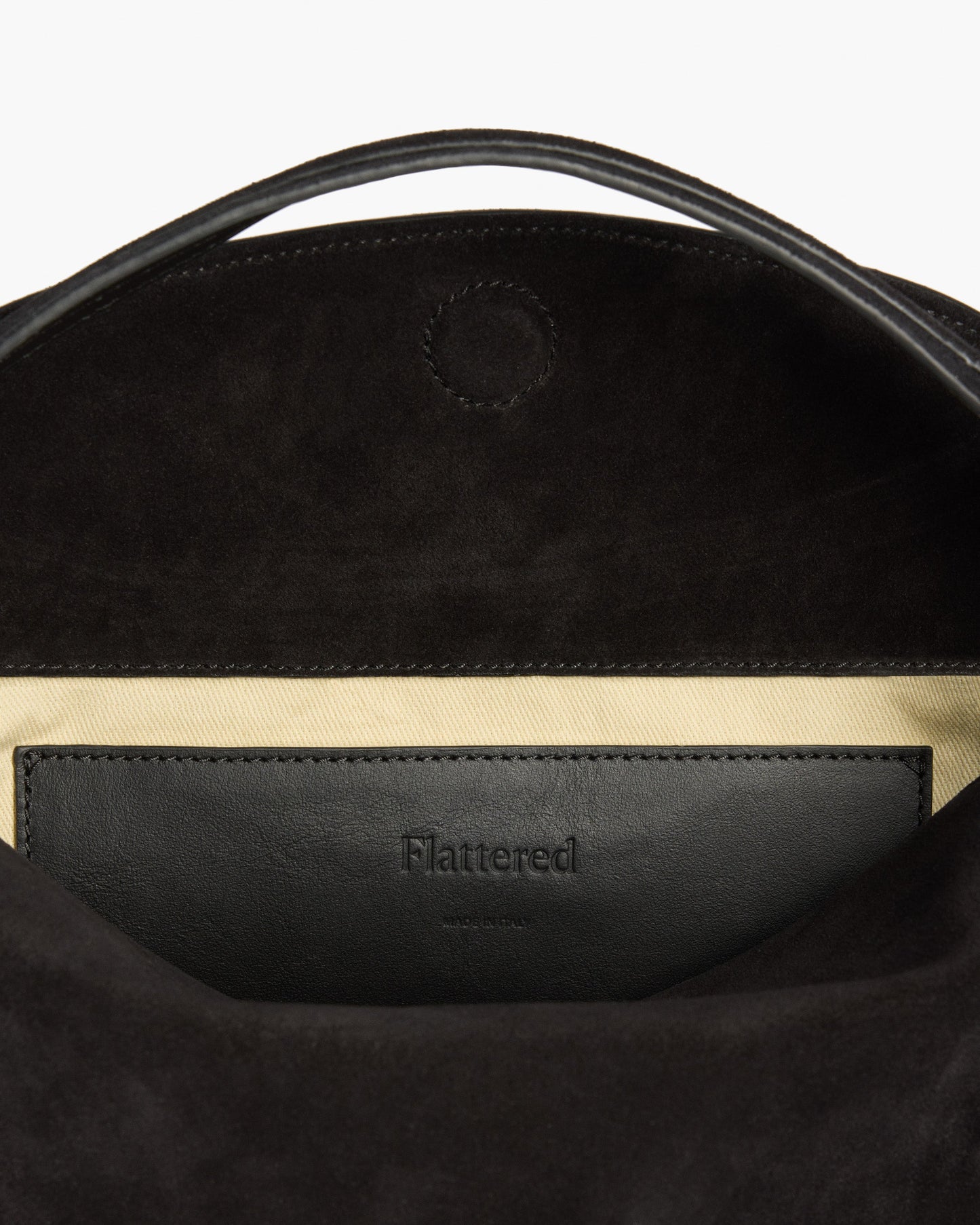 Helia Handbag Suede Black