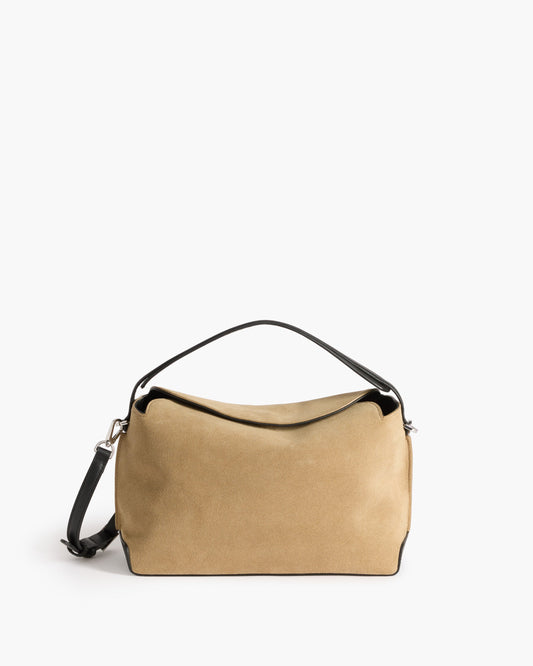 Helia Handbag Suede Sand