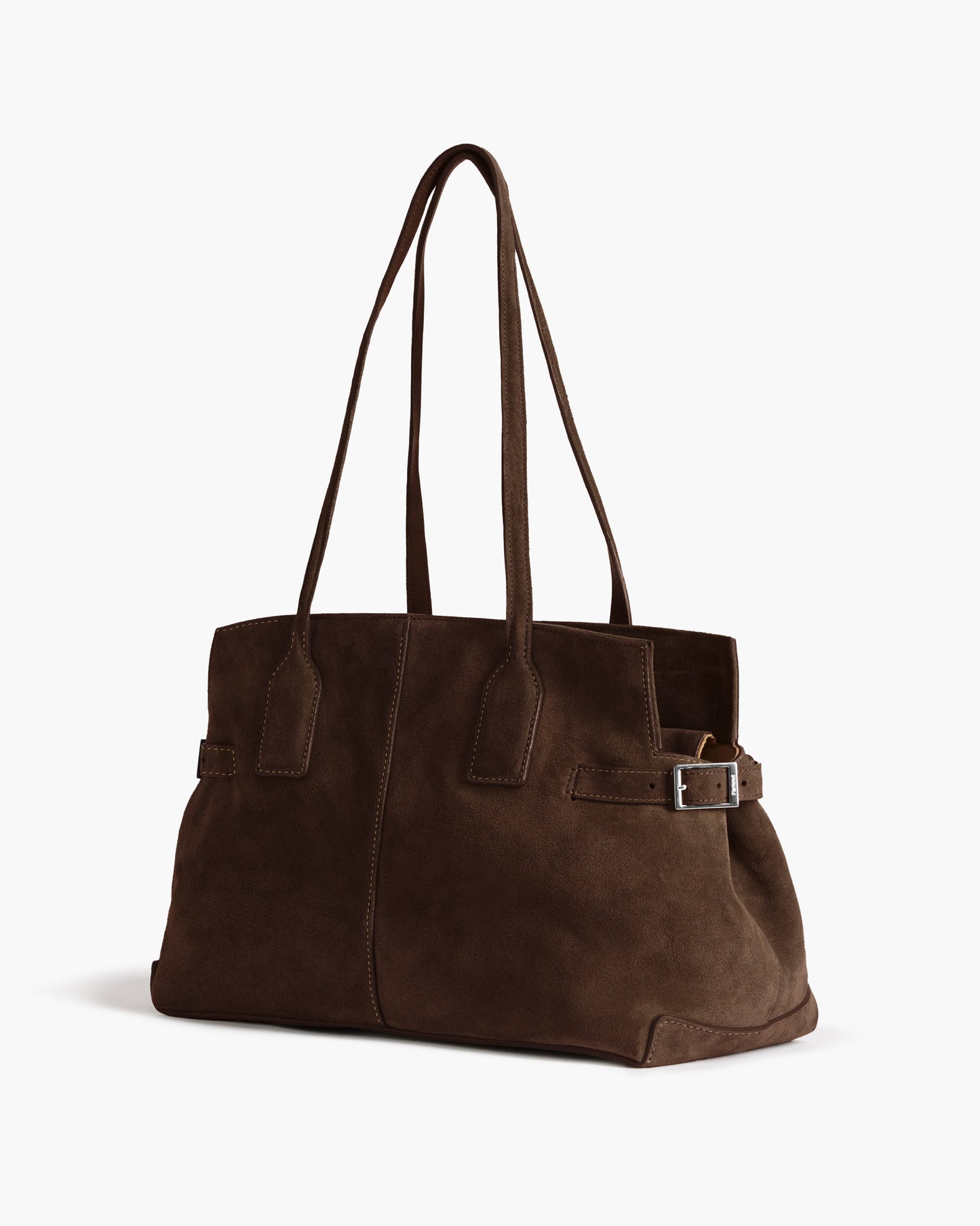 Lisa Bowler Bag Suede Chocolate