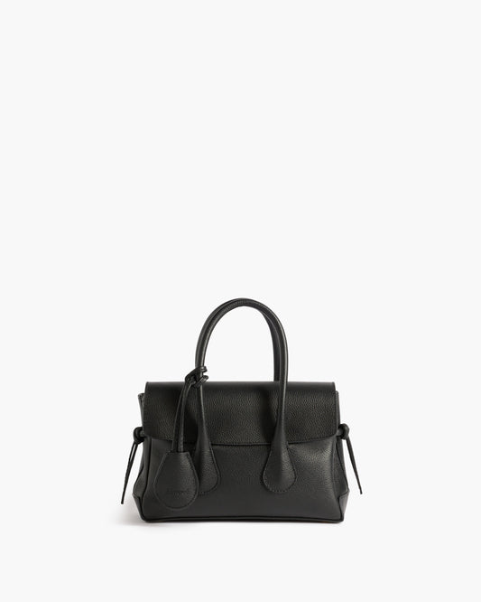 Lydia Mini Bag Grained Leather Black