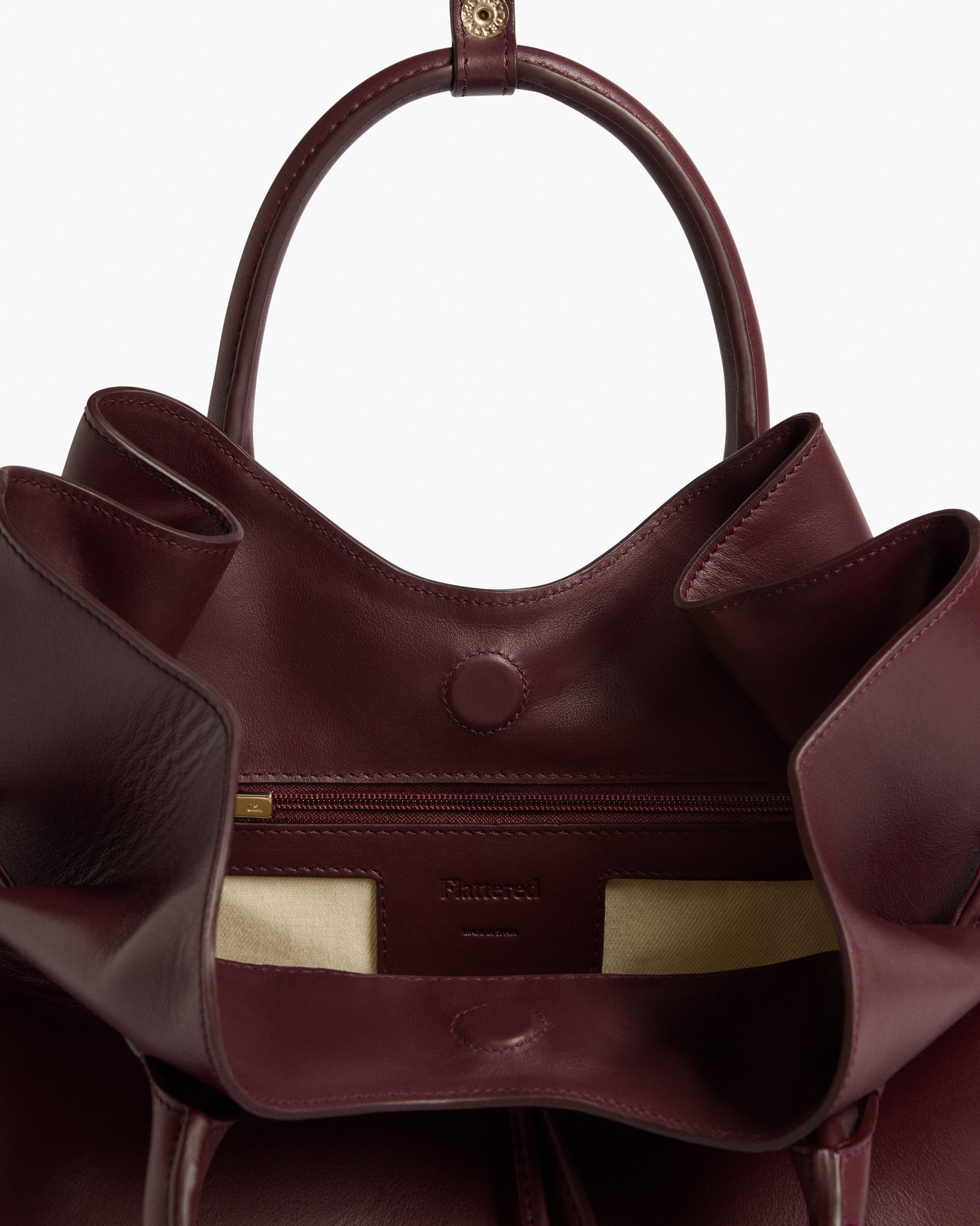 Maris Bag Leather Burgundy 0298
